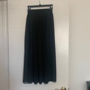 American Apparel sheer high waist skirt